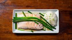 Steamed Fish With Ginger And Scallions