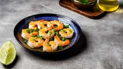 Steamed Shrimp With Citrus (shatkora Chingri Bhapa)