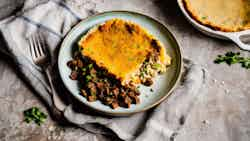 Steppe Shepherd's Pie (Buryat: Шөл)