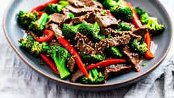 Stir-Fried Beef with Broccoli (西兰花炒牛肉)