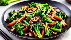 Stir-fried Chinese Broccoli With Oyster Sauce
