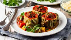 Stuffed Cabbage Rolls with Lamb and Rice (Kələm Dolmasi)