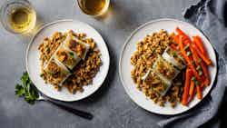 Stuffed Cabbage Rolls with Pork and Barley (Pildīti Kāpostu Rullīši ar Cūkgaļu un Griķiem)