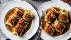 Stuffed Cabbage Rolls (Голубцы с мясом и рисом)