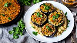 Stuffed Eggplant Biryani (gutti Vankaya Biryani)