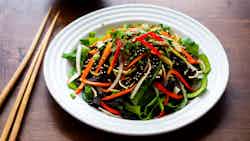 Suan La Mu Er Liang Ban (spicy And Sour Black Fungus Salad)
