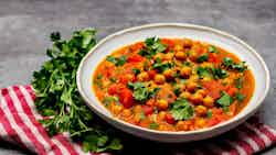 Supu Ya Nyanya Na Njugu Mawe (tangy Tomato And Chickpea Stew)