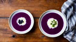 Swedish Blueberry Soup (Svensk blåbärssoppa)