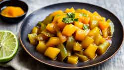 Sweet and Sour Mango Pickle (Aam-er Achar)