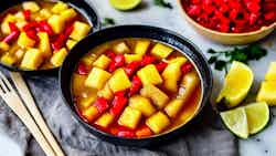 Sweet and Sour Pineapple Gojju (ಅನನಸ್ ಗೊಜ್ಜು)