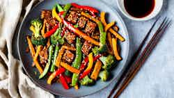 Sweet And Spicy Tempeh Stir-fry