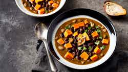 Sweet Potato and Black Bean Soup (Ibihaza n'Imigati)