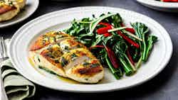 Swiss Chard And Ricotta Stuffed Chicken Breast