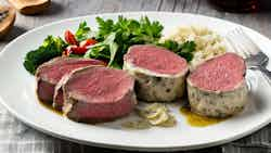 Swiss Cheese And Mushroom Stuffed Beef Tenderloin