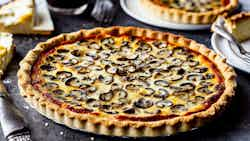 Swiss Cheese And Mushroom Tart