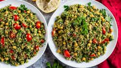 Tabbouleh Hummus (chickpea And Bulgur Salad)