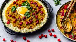 Tahchin (persian Rice Pilaf With Saffron And Barberries)