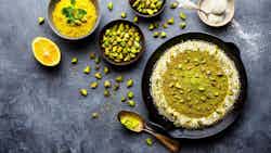 Tahdig (persian Saffron And Pistachio Rice)