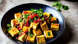 Tahu Goreng Sambal Manis (fried Tofu With Sweet Chili Sauce)
