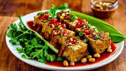 Tahu Isi Saus Kacang (stuffed Tofu With Peanut Sauce)