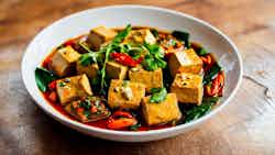 Tahu Kepiting (claypot Tofu With Seafood)