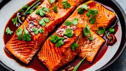 Tamarind and Chili Glazed Salmon (Saumon Glasé au Tamarin et au Piment)