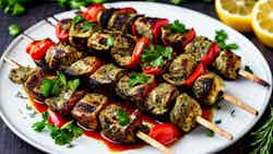 Tandir Kabob (fragrant Herb-stuffed Fish)