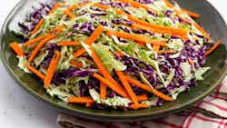 Tangy Cabbage And Carrot Slaw