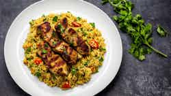 Tas Kebab (savory Rice Pilaf With Chicken)