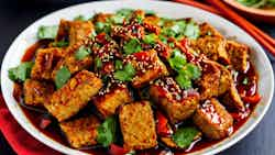 Tempeh Goreng Pedas Kecap Manis (spicy Fried Tempeh With Sweet Soy Sauce)