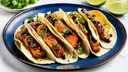 Teriyaki Glazed Salmon Tacos