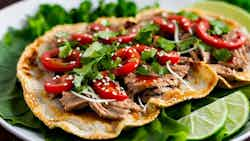 Teriyaki Tuna Tostadas (照り焼きまぐろのトスタダス)