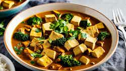 Tibetan Tofu Curry With Wild Mushrooms