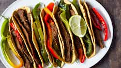 Tibs Fajitas (ethiopian Injera Tacos)