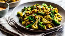 Tikil Gomen Kik Wat (ethiopian Spiced Cauliflower And Spinach Stir-fry)