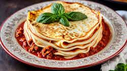 Timballo Di Scrippelle: Crepe Lasagna