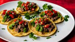 Tostadas De Carne Estilo Cubano (cuban Style Beef Tostadas)