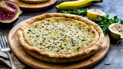 Tourte Morue Et Fig (saltfish And Green Fig Pie)