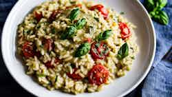 Triesen Tomato and Basil Risotto (Trieser Tomaten-Basilikum-Risotto)