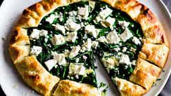 Triesenberg Swiss Chard and Feta Galette (Triesenberger Mangold-Feta-Galette)