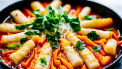 Tteokbokki Spicy Rice Cakes (떡볶이)