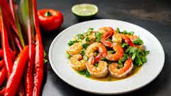 Tumis Udang Kelapa Jeruk Nipis (coconut Lime Shrimp Stir-fry)