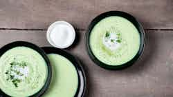 Turkish Yogurt and Cucumber Soup (Ayran Aşı)