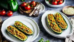 Turkmenistan Stuffed Zucchini (Turkmenistan Kabak Dolması)