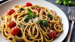 Tuscan Garlic And Tomato Pasta (pici All'aglione)