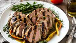 Tuscan Herb Marinated Grilled Pork Tenderloin