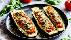 Tuscan Stuffed Zucchini Boats