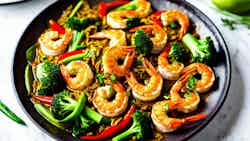 Udang Rica Serai (spicy And Savory Shrimp Stir-fry With Lemongrass)