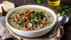 Udmurt Buckwheat and Mushroom Soup (Гречневый грибной суп)