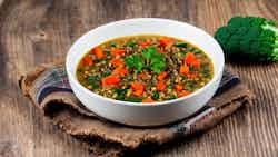 Udmurt Buckwheat and Vegetable Soup (Гречневый овощной суп)